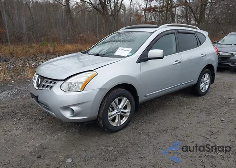 2012 Nissan Rogue Sv из США, поврежденный, VIN JN8AS5MV2CW711335